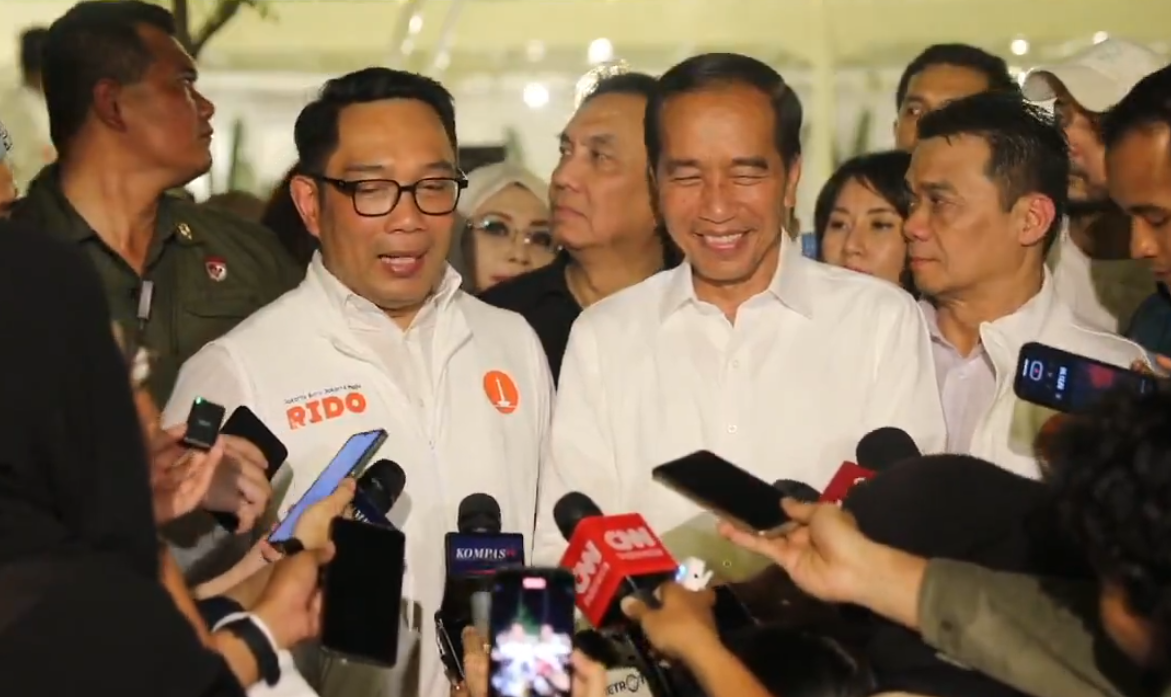 Jokowi Nyatakan Dukungan untuk Ridwan Kamil: “Rekam Jejak Sudah Terbukti”